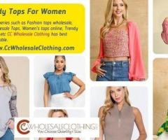 Trendy Female Tops – Stylish & Affordable Fashion from CC Wholesale Clothing