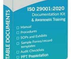 ISO 29001 Documentation & Audit Checklist