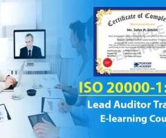 Online ISO/IEC 20000-1 Lead Auditor Course by Punyam Academy